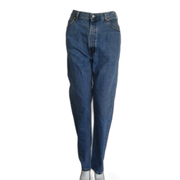 LEVI'S 505 Jeans 38 Blue Straight leg Regular fit Medium Wash Zipper fly